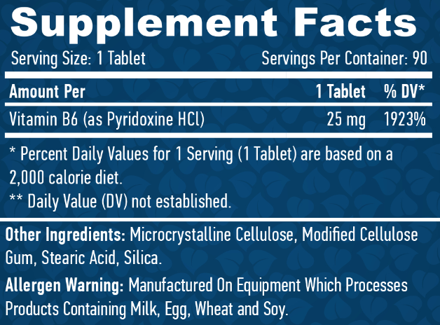 Vitamin B6 25 мг - 90 таб